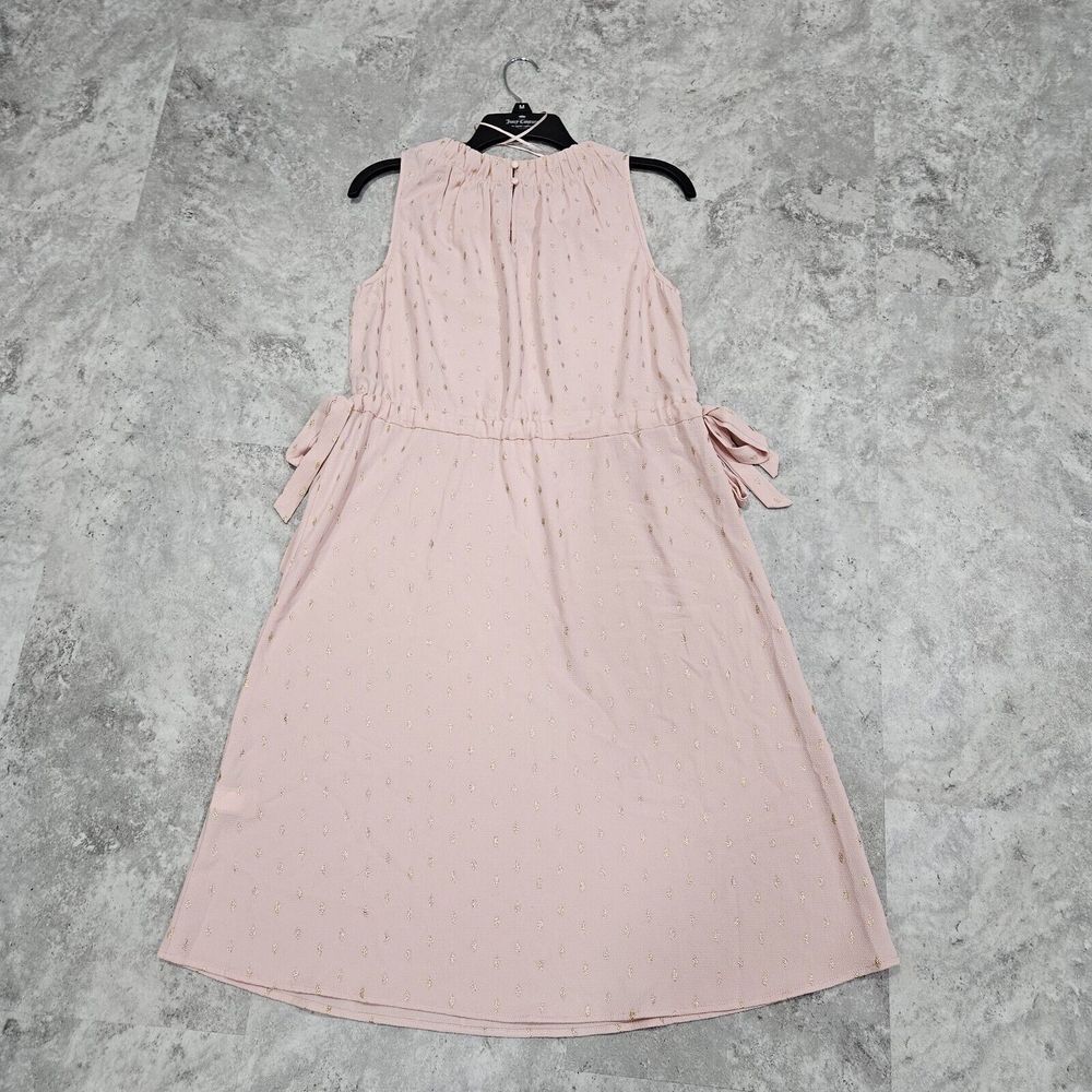 Juicy Couture Peach Pink and Gold Foil Dress Size M